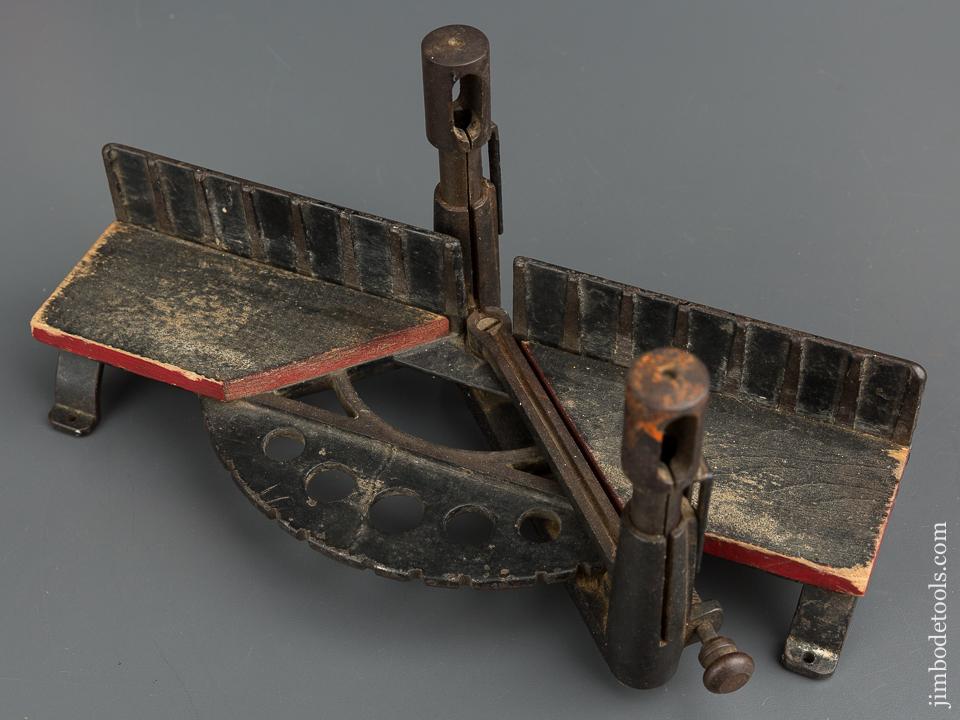 RARE Sought-After MILLERS FALLS No. 16 1/2 LANGDON Miniature Miter Box with 2 x 16 inch DISSTON Saw - 79659