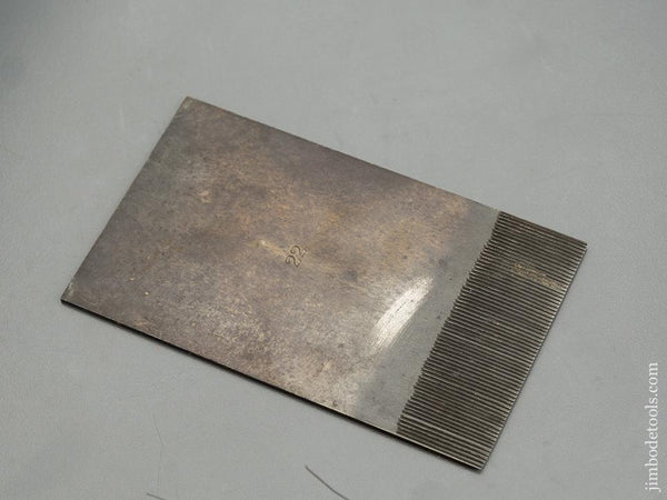 2 7/8 inch Wide STANLEY Toothing Iron for Stanley Planes No. 12, 12 1/2, 112, 12 3/4, etc. - 79673