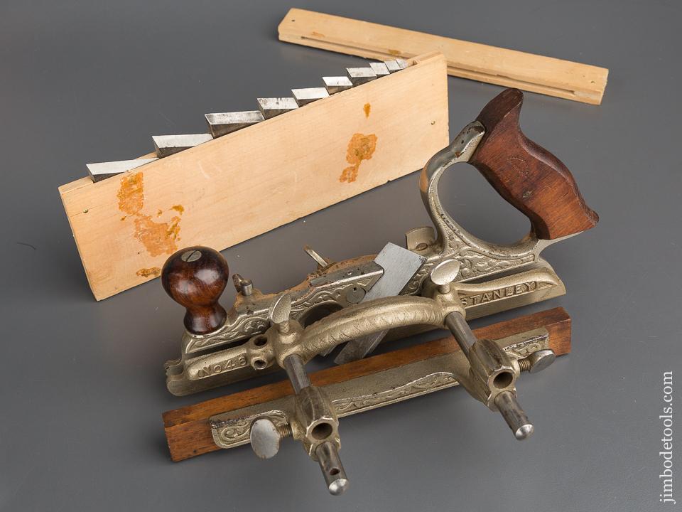 STANLEY No. 46 Skew Combination Plane COMPLETE With Twelve Cutters EXTRA FINE - 79684
