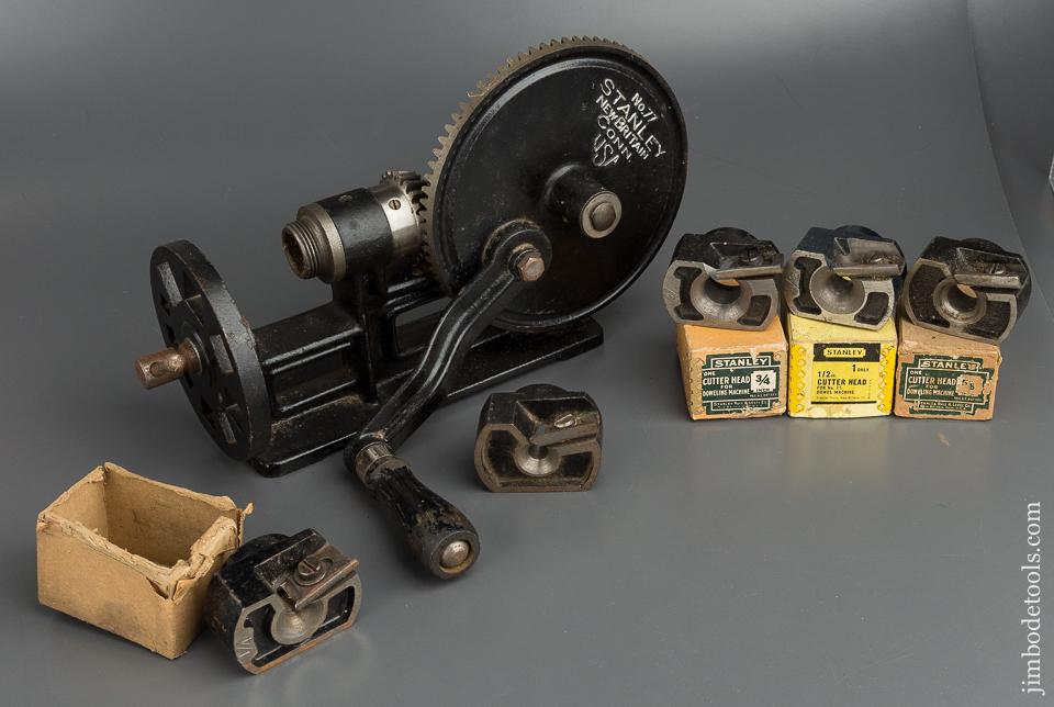 STANLEY No. 77 Dowel Machine with Five Cutter Heads NEAR MINT - 79691