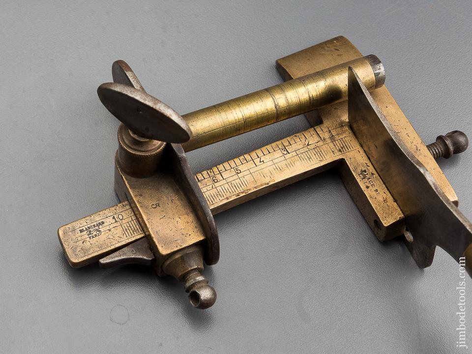 Fine BLANCHARD Rosewood and Brass Leather Plow - 79715