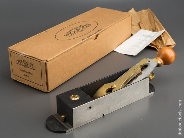 BRIDGE CITY TOOL WORKS L-N 9 Iron Miter Plane MINTY in Original Box - 78716