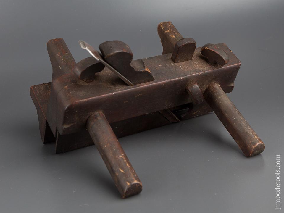 Good Usable D. COPELAND HARTFORD CT Screw Lock Plow Plough Plane circa 1820-28 - 79730