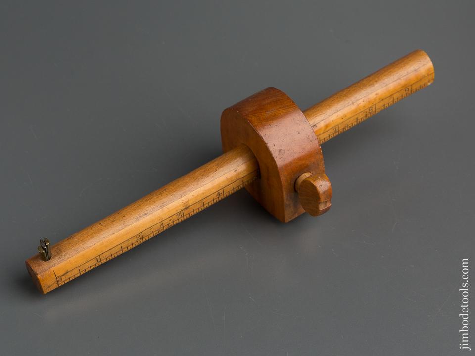 Ten inch Boxwood and Ebony Slitting Gauge - 79744