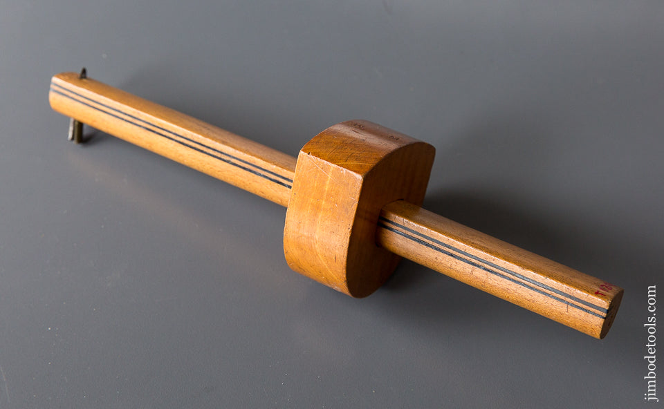 Ten inch Boxwood and Ebony Slitting Gauge - 79744