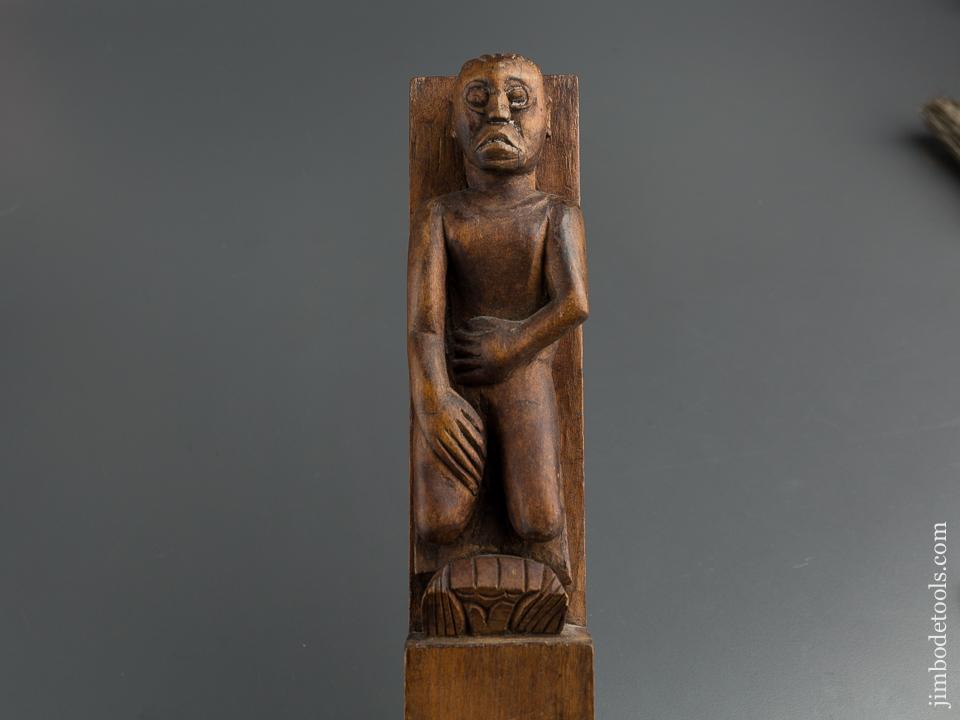 17 inch Carved Figural Plane - 79772