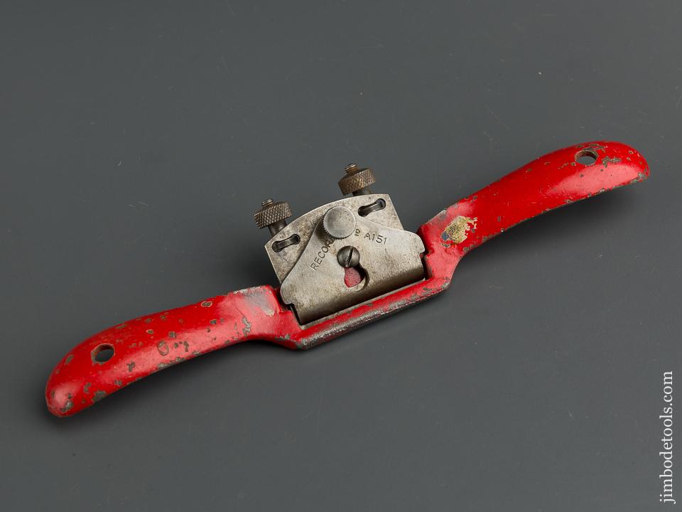 RECORD No. A151 Round Bottom Adjustable Spoke Shave - 79797