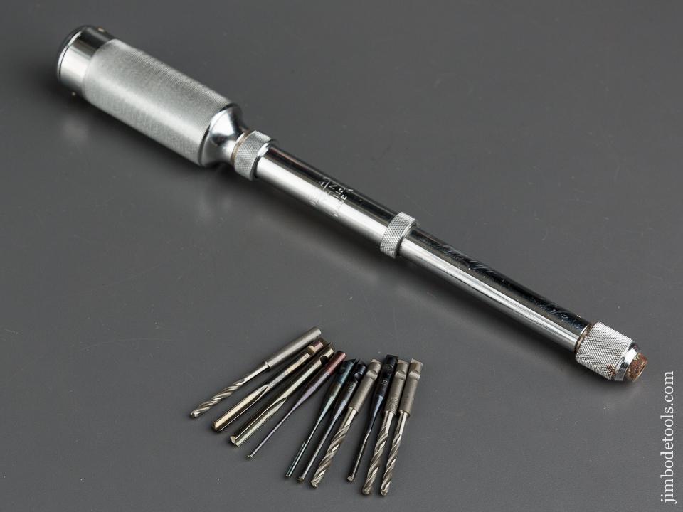 Mint! STANLEY YANKEE No. 41Y Push Drill with Ten Bits - 79806