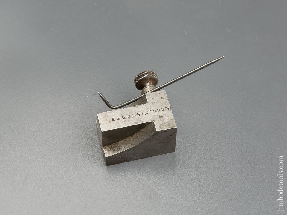 Surface Gauge Marked KELL. KINGSLEY Three Inch Scribe 1 3/4 x 1 1/8 inch Base - 79812R