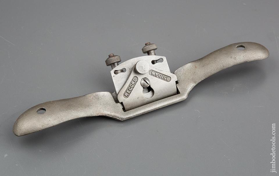 RECORD No. 0151 Adjustable Round Bottom Spoke Shave - 79825