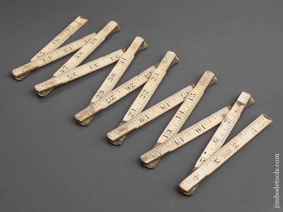 Rare! LUFKIN RULE CO. No. 4694 Four Foot Baby Zig Zag Rule with 4 1/2 inch Sections - 79836R