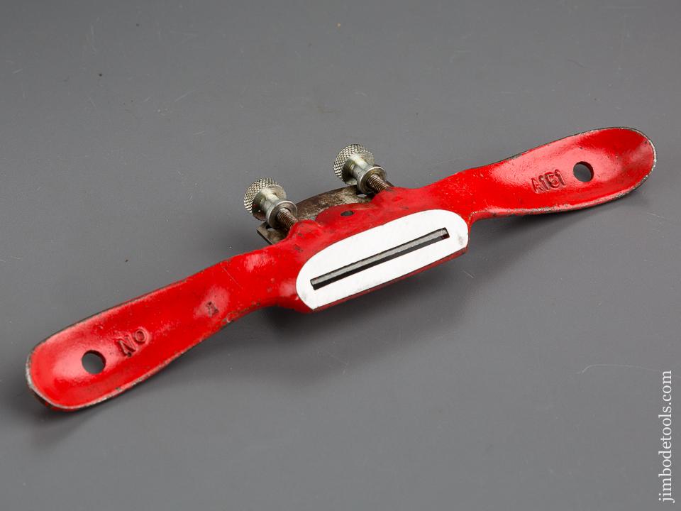 RECORD No. A151 Adjustable Flat Bottom Spoke Shave with Decals - 79839