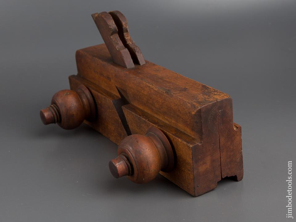 H. CHAPIN UNION FACTORY Double Iron Screw Arm Sash Molding Plane circa 1828-97 GOOD - 79875