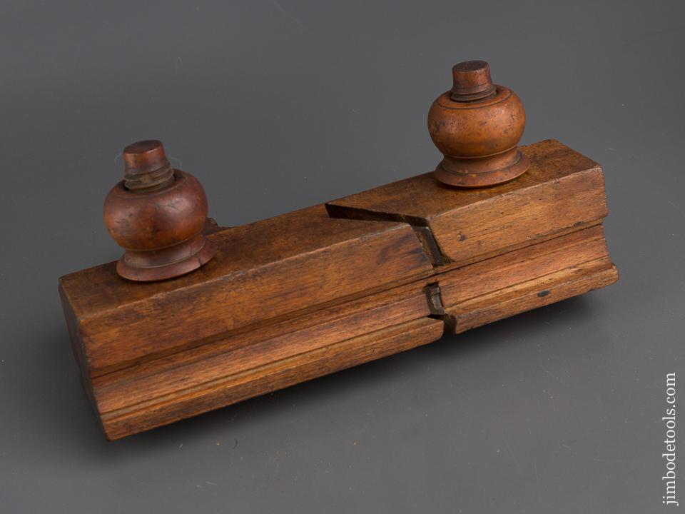 H. CHAPIN UNION FACTORY Double Iron Screw Arm Sash Molding Plane circa 1828-97 GOOD - 79875