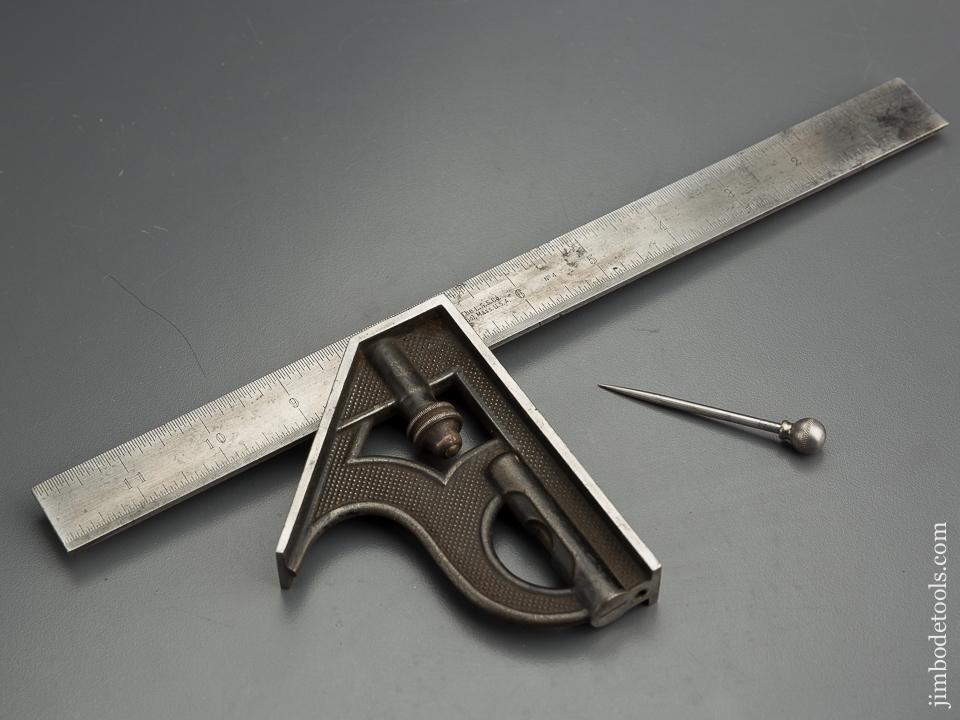 Combination Head on 12 inch STARRETT No. 4 Scale - 79899