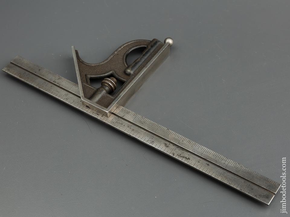 Combination Head on 12 inch STARRETT No. 4 Scale - 79899