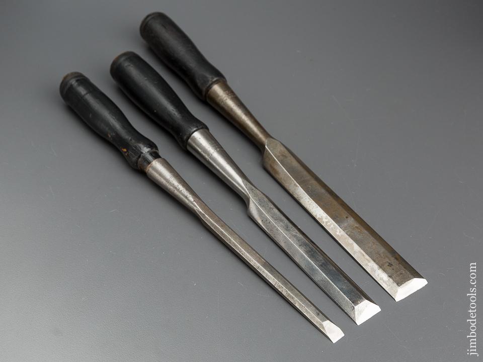 Set of Three WINCHESTER Socket Firmer Chisels - 79924