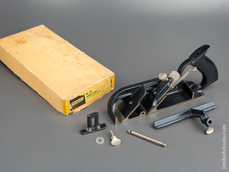 STANLEY No. 78 Duplex, Rabbet, and Filletster Plane in Original Box - 79939