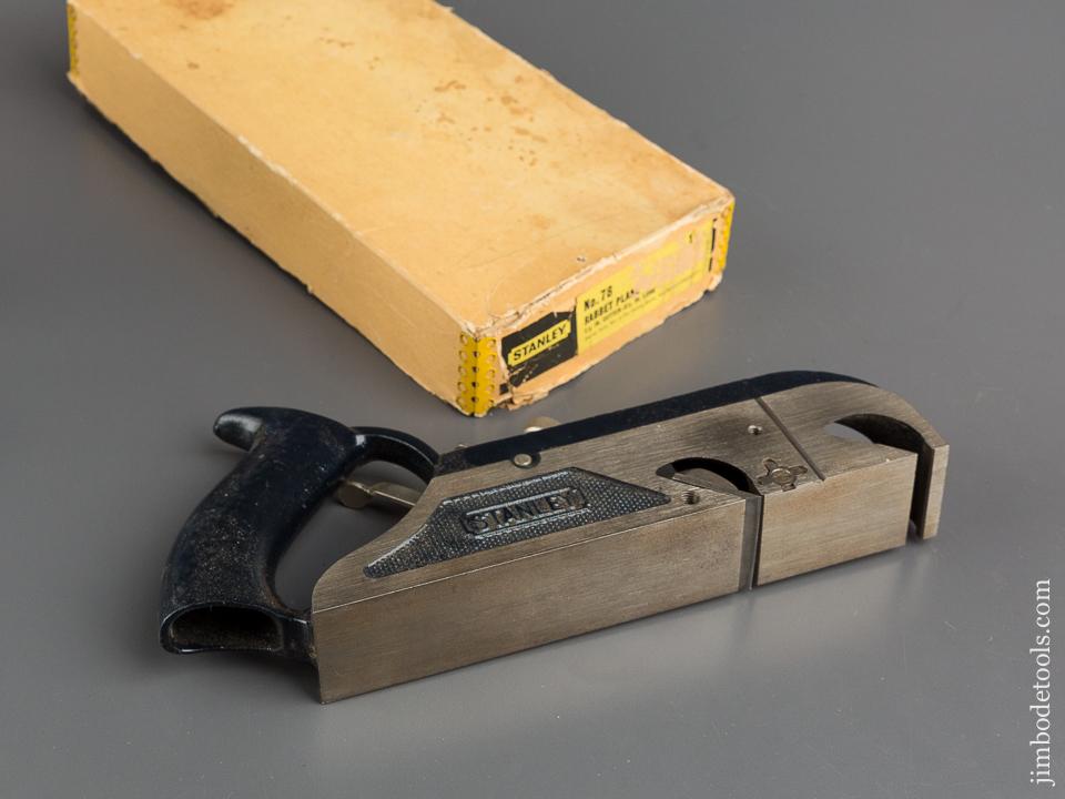 STANLEY No. 78 Duplex, Rabbet, and Filletster Plane in Original Box - 79939