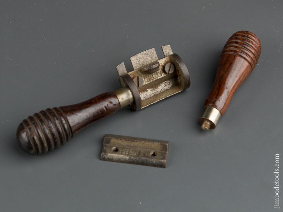 TRAUT'S Patent February 25, 1896 STANLEY No. 67 Universal Spoke Shave With Both Round and Flat Bottoms - 79945 