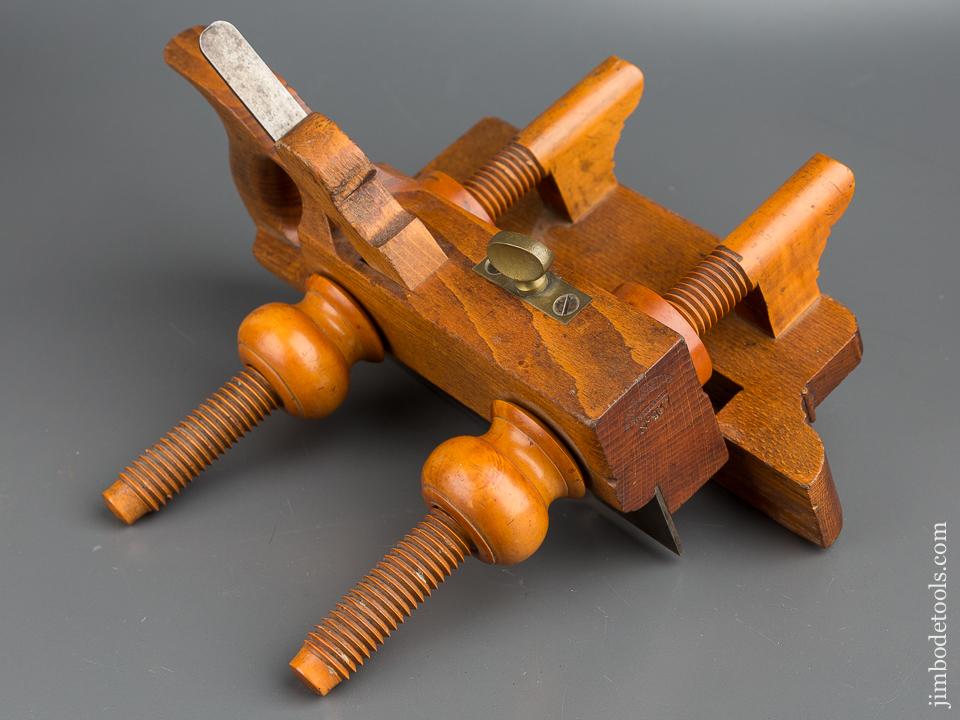 H. CHAPIN UNION FACTORY No. 237 Screw Arm Plow Plane circa 1828-97 FINE - 79953