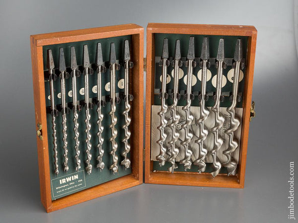 Complete Set of IRWIN Auger Bits in Original Box with Instructions - 79964