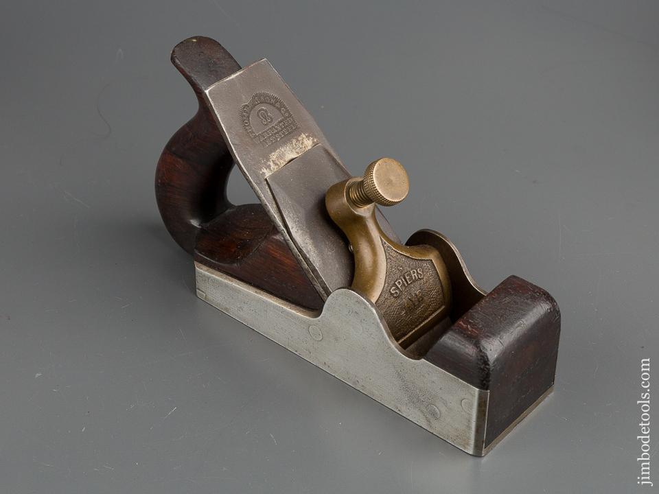 Extra Fine SPIERS AYR Rosewood and Dovetailed Steel Smooth Plane - 79974