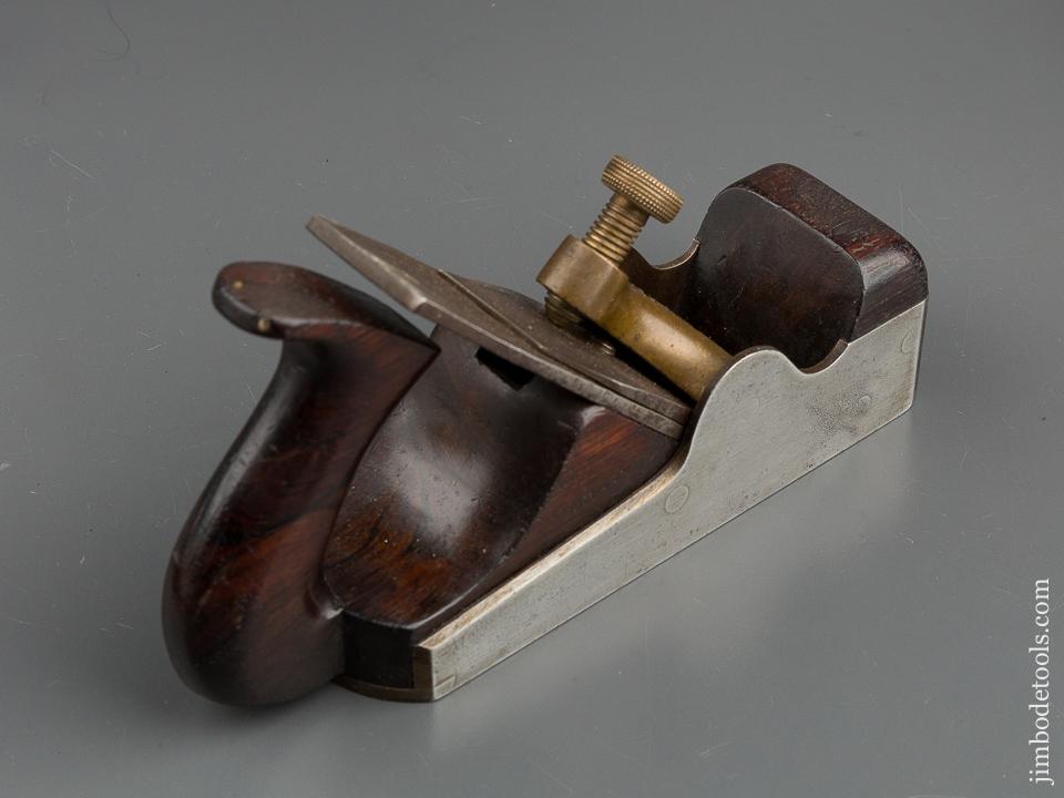 Extra Fine SPIERS AYR Rosewood and Dovetailed Steel Smooth Plane - 79974