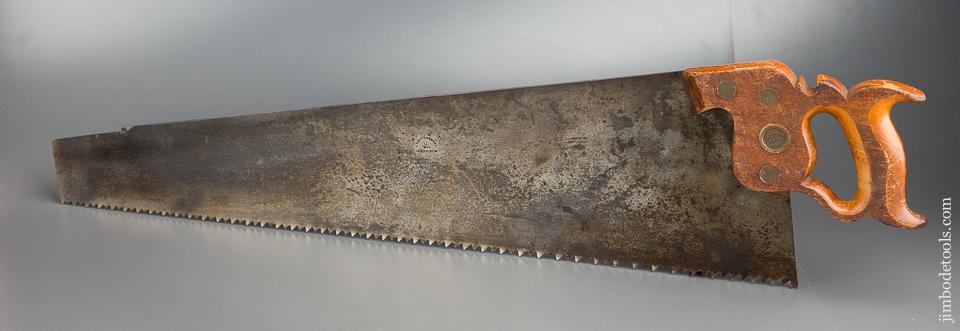 Extra Fine! 3 point 28 inch Rip GROVES SHEFFIELD Hand Saw - 79982