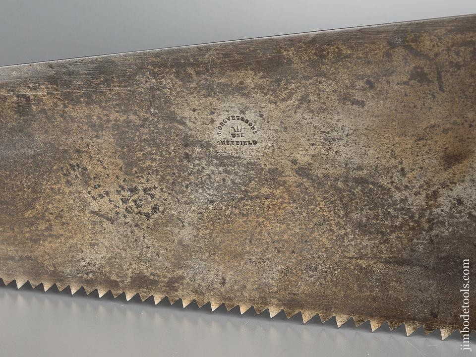 Extra Fine! 3 point 28 inch Rip GROVES SHEFFIELD Hand Saw - 79982