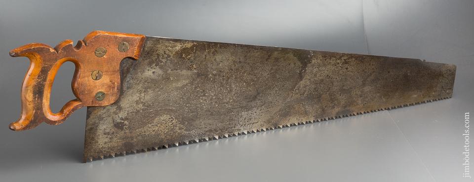 Extra Fine! 3 point 28 inch Rip GROVES SHEFFIELD Hand Saw - 79982