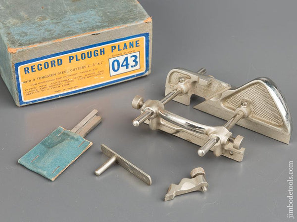 Mint! RECORD No. 042 Plough Plow Plane 100% COMPLETE in Original Box - 79993