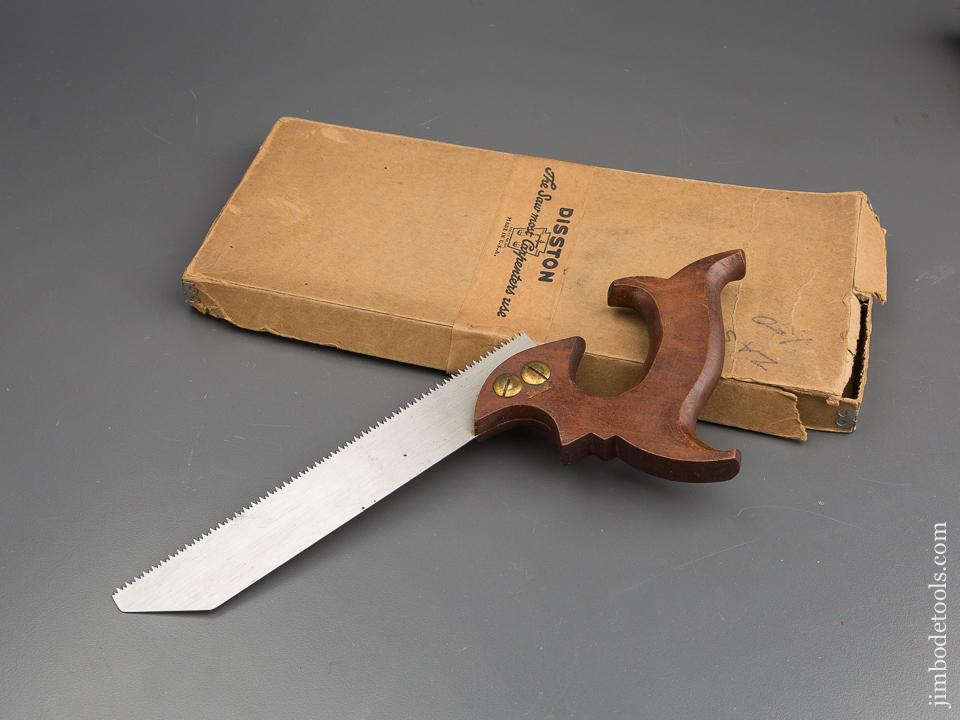DISSTON No. 1 Patternmaker's Saw MINT in Original Box! - 80017