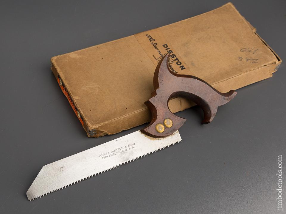 DISSTON No. 1 Patternmaker's Saw MINT in Original Box! - 80017