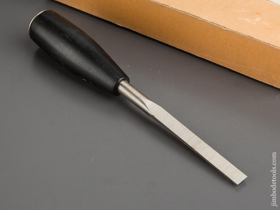 3/8 inch STANLEY No. 50 Composition Handle Butt Chisel MINTY in Original Box - 80048
