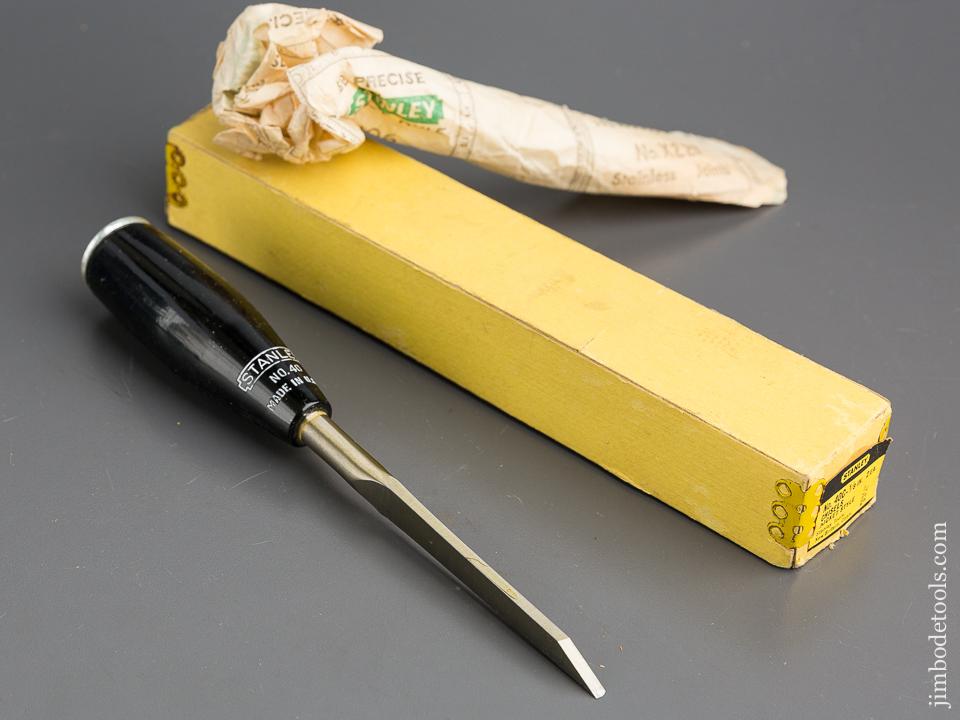 STANLEY No. 40C 1/8 inch Pocket Chisel in Original Box - 80062