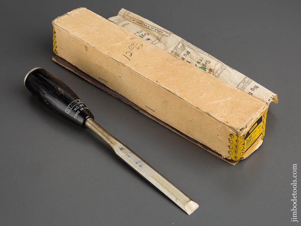 STANLEY No. 40C 1/2 inch Pocket Chisel in Original Box - 80063