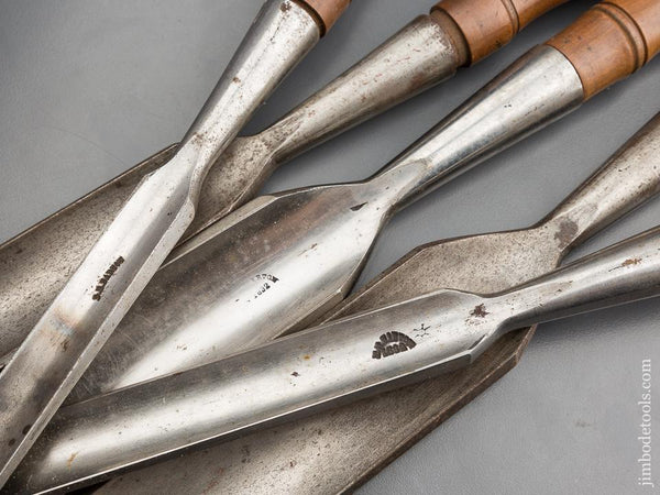 Set of Ten D.R. BARTON Socket Paring Gouges EXTRA FINE - 80064 – Jim ...