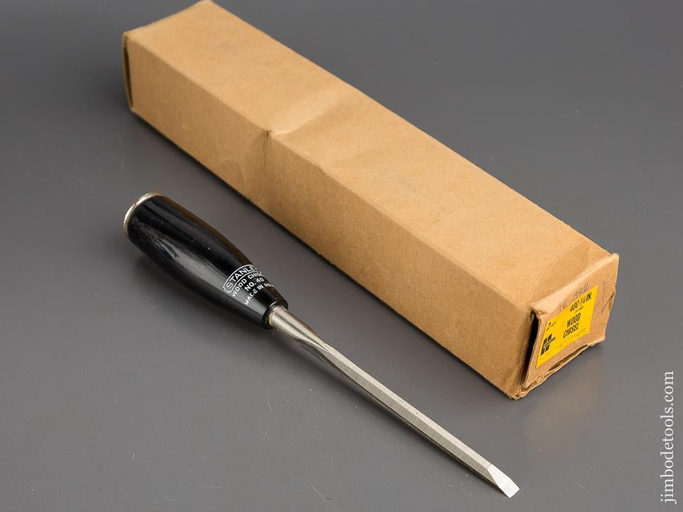 STANLEY No. 40C 1/2 inch Wood Chisel in Original Box - 80076