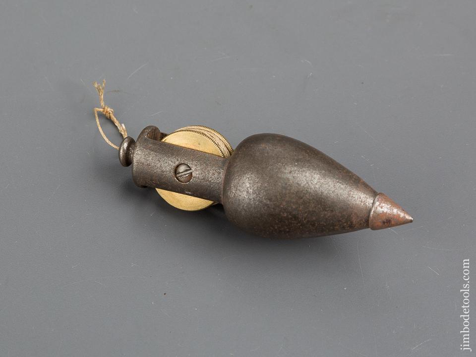 TRAUT Patent June 2, 1874 STANLEY No. 5 Plumb Bob - 80081