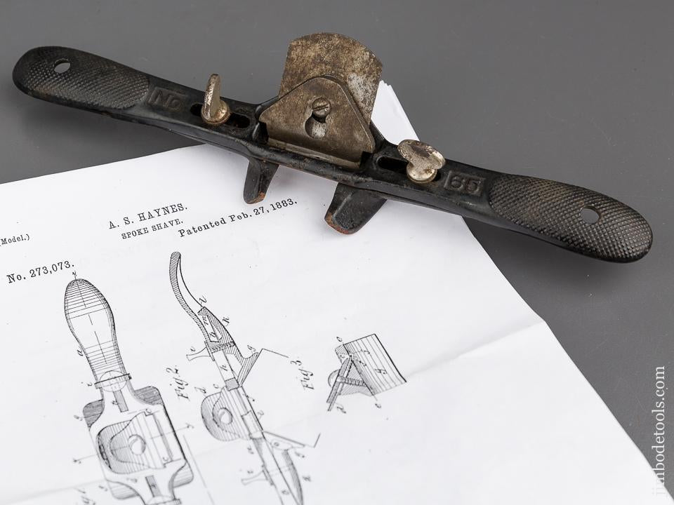 HAYNES Patent February 27, 1883 STANLEY No. 65 Chamfer Shave - 80087