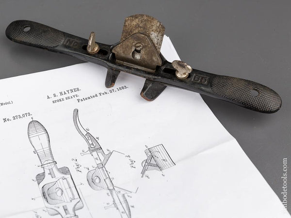 HAYNES Patent February 27, 1883 STANLEY No. 65 Chamfer Shave - 80087