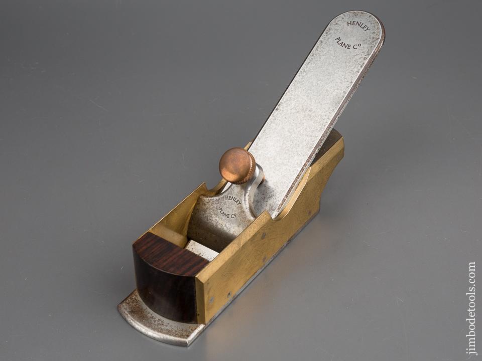 Rosewood Infill HENLEY OPTICAL No. 2 Tail Handle Smooth Plane dated 1981 - 80124U