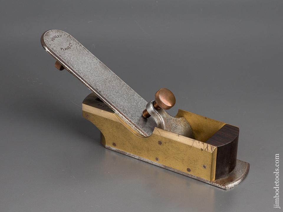 Rosewood Infill HENLEY OPTICAL No. 2 Tail Handle Smooth Plane dated 1981 - 80124U