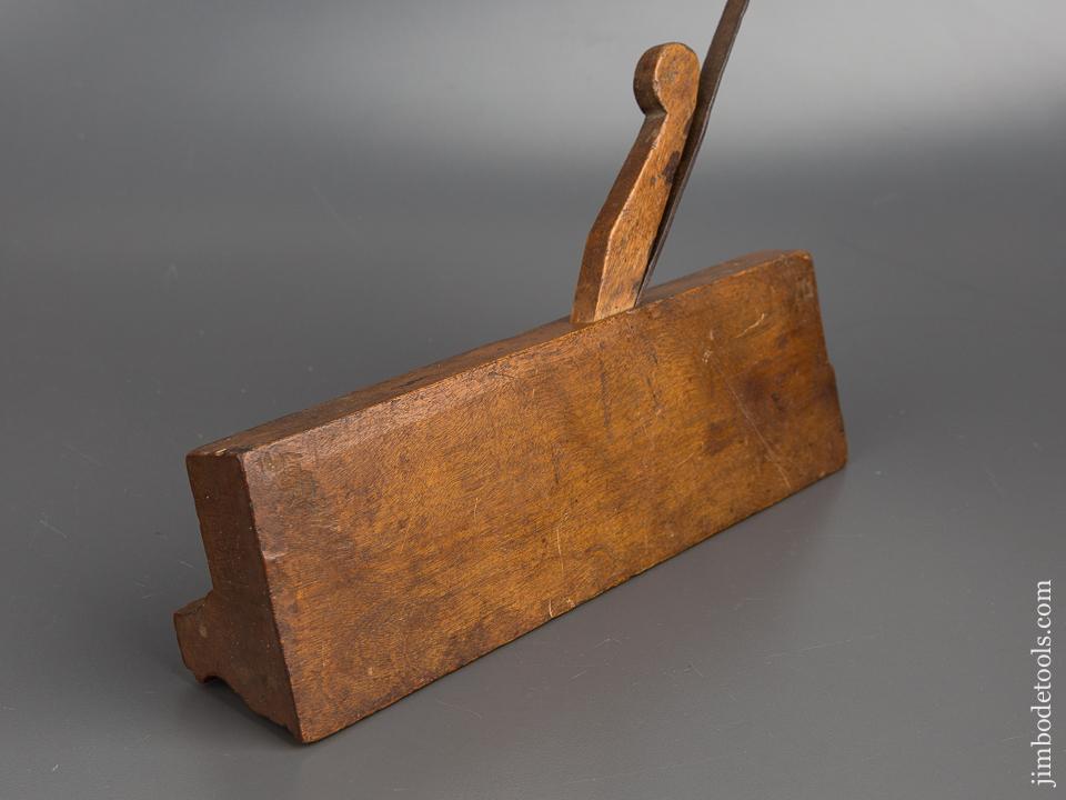 RARE & Fine! 18th Century B. WALTON IN READING 1 3/4 inch Wide Yellow Birch Complex Molding Plane circa 1770 WOW! - 80128U