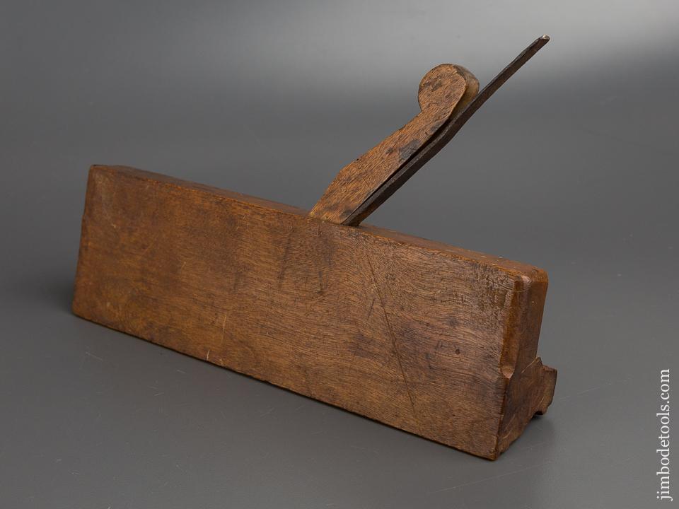 RARE & Fine! 18th Century B. WALTON IN READING 1 3/4 inch Wide Yellow Birch Complex Molding Plane circa 1770 WOW! - 80128U