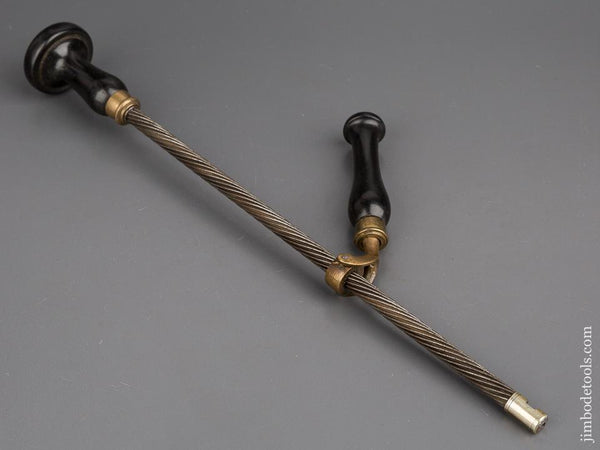 MINT 13 5/8 inch Ebony HOLTZAPFFEL Style Archimedean Drill - 80154U