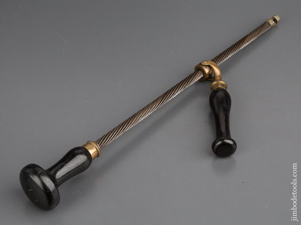 MINT 13 5/8 inch Ebony HOLTZAPFFEL Style Archimedean Drill - 80154U