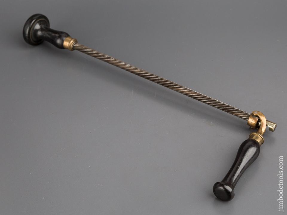 MINT 13 5/8 inch Ebony HOLTZAPFFEL Style Archimedean Drill - 80154U