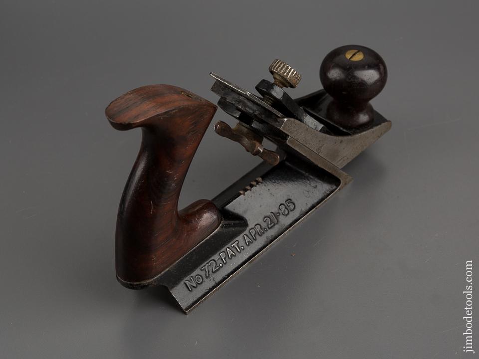 TRAUT's Patent April 21, 1885 STANLEY No. 72 Chamfer Plane Type 2 circa 1886-1904 - 80159